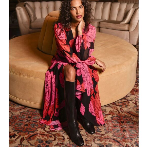 NEW DOLCE VITA Leather Gyra High Shaft Wide Calf Boots in DARK OLIVE 925 6t3 - Picture 10 of 10